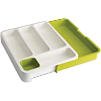 Joseph Joseph 85041 - Organizador con bandeja para cajón- color blanco y verde